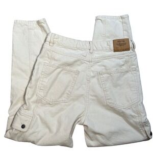 American Vintage‎ Cargo Pants White Utility Pockets Women's 31" 100% Cotton